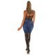 Blugi dama cu push up, albastri, bumbac denim, mulati, cu talia inalta, Dupliq 8 - jojofashion.ro