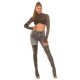 Blugi dama skinny cu push up, negri, bumbac, cu talia inalta, Amerie 7 - jojofashion.ro