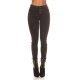 Blugi dama skinny, cu push up, negri, din bumbac, cu talia inalta, Rackelle 2 - jojofashion.ro