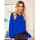 Bluza dama eleganta, vascoza,albastra, cu maneca lunga, Ivana 2 - jojofashion.ro