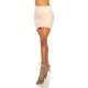 Fusta mulata, din piele eco, scurta, bej, petrecuta, Roshelle Fusta mulata, din piele eco, scurta, bej, petrecuta, Roshelle 2 - jojofashion.ro