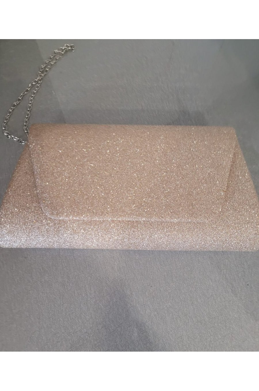 Geanta plic glitter sampanie aurie Franca Geanta plic glitter sampanie aurie Franca 1 - jojofashion.ro