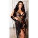 Neglijeu de lux negru cu dantela Carlita Neglijeu de lux negru cu dantela Carlita 2 - jojofashion.ro