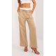 Pantaloni dama evazati, casual, bej light cu dungi subtiri, Cynane Pantaloni dama evazati, casual, bej light cu dungi subtiri, Cynane 2 - jojofashion.ro