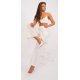 Pantaloni dama evazati, casual, ecru cu dungi subtiri, Cynane Pantaloni dama evazati, casual, ecru cu dungi subtiri, Cynane 6 - jojofashion.ro