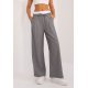 Pantaloni dama evazati, casual, gri cu dungi subtiri, Cynane Pantaloni dama evazati, casual, gri cu dungi subtiri, Cynane 2 - jojofashion.ro