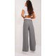 Pantaloni dama evazati, casual, gri cu dungi subtiri, Cynane Pantaloni dama evazati, casual, gri cu dungi subtiri, Cynane 5 - jojofashion.ro