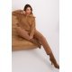 Pulover dama maro, din acril, cu guler inalt si fermoar, Cindy4 Pulover dama maro, din acril, cu guler inalt si fermoar, Cindy4 4 - jojofashion.ro