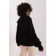 Pulover dama negru, din acril, cu guler inalt si fermoar, Cindy2 4 - jojofashion.ro