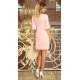 Rochie roz pal scurta croi in A Florenta 3 - jojofashion.ro
