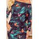 Rochie midi, verde, cu imprimeu, Reney 5 - jojofashion.ro