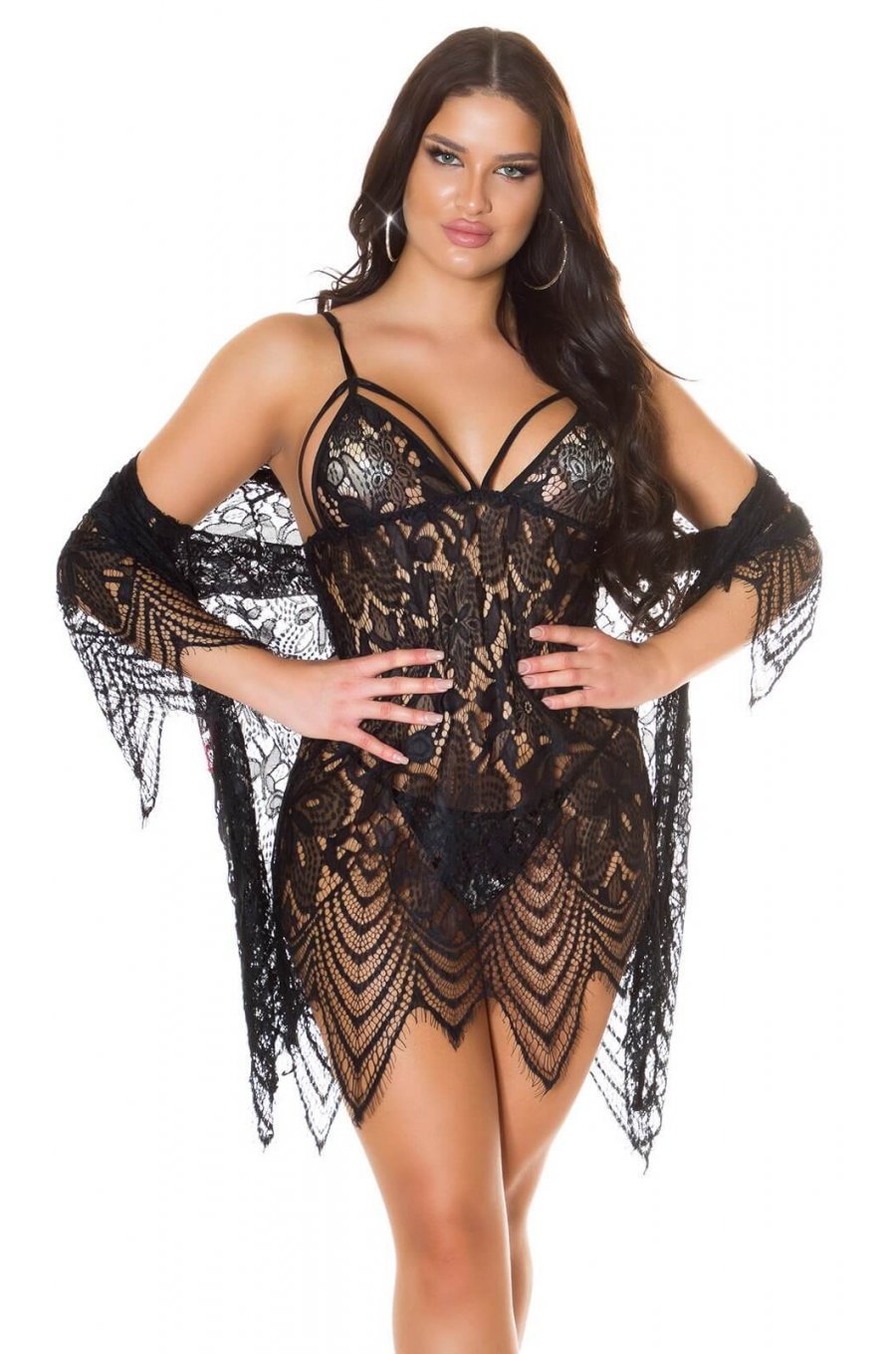Set lenjerie intima dama dantela bralette Giuliana Set lenjerie intima dama dantela bralette Giuliana 1 - jojofashion.ro