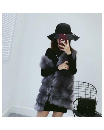 Vesta dama din blana eco gri Felicia Veste dama, Vesta dama din blana eco gri Felicia - jojofashion.ro
