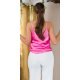 Bluza dama eleganta, din satin roz, Veronika Bluza dama eleganta, din satin roz, Veronika 3 - jojofashion.ro