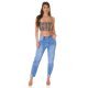Crop top dama animal print snake maro Lorrene 6 - jojofashion.ro