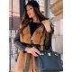 Geaca dama de iarna midi din piele si blana eco maro cu gluga Kadas Geaca dama de iarna midi din piele si blana eco maro cu gluga Kadas 2 - jojofashion.ro