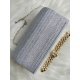 Geanta plic argintiu cu glitter, Melia 3 - jojofashion.ro