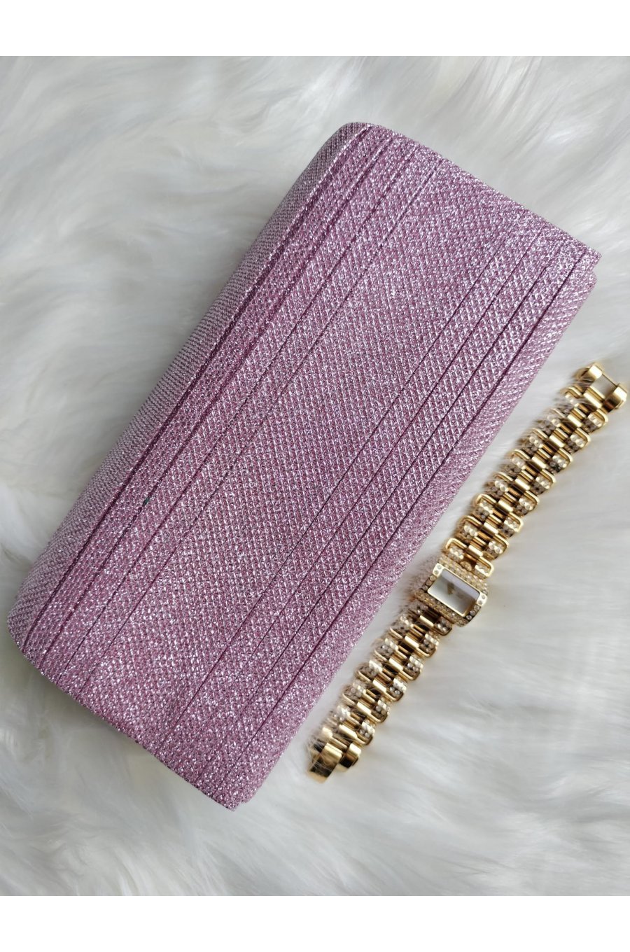 Geanta plic roz cu glitter, Melia Geanta plic roz cu glitter, Melia 1 - jojofashion.ro