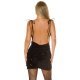 Rochie din paiete scurta, neagra, mulata, cu spatele gol, Camille Rochie din paiete scurta, neagra, mulata, cu spatele gol, Camille 3 - jojofashion.ro