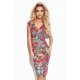 Rochie midi, multicolora, boho, petrecuta Kirrene 2 - jojofashion.ro