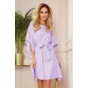 Rochie midi lila lavanda vaporoasa croi fluture Butterfly 