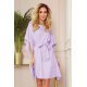 Rochie de vara eleganta midi, lila lavanda, vaporoasa, croi fluture, Butterfly  2 - jojofashion.ro