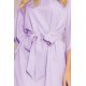 Rochie midi lila lavanda vaporoasa croi fluture Butterfly  6 - jojofashion.ro