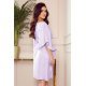 Rochie midi lila lavanda vaporoasa croi fluture Butterfly  3 - jojofashion.ro