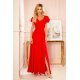 Rochie lunga eleganta rosie fluida Tasha Rochie lunga eleganta rosie fluida Tasha 2 - jojofashion.ro