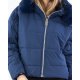 Geaca dama iarna bleumarin cu gluga si blana eco Katya 3 - jojofashion.ro