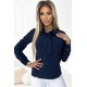 Bluza dama eleganta, vascoza, bleumarin navy, cu maneca lunga,Ivana Bluza dama eleganta, vascoza, bleumarin navy, cu maneca lunga,Ivana 2 - jojofashion.ro