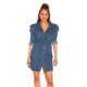 Rochie scurta de blugi tip camasa albastra Malika Rochie scurta de blugi tip camasa albastra Malika 2 - jojofashion.ro