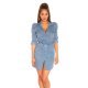 Rochie scurta de blugi tip camasa bleu Malika Rochie scurta de blugi tip camasa bleu Malika 2 - jojofashion.ro