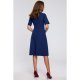 Rochie de zi midi, bleumarin navy, A-line, Hullya 3 - jojofashion.ro