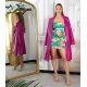 Rochie de vara scurta verde cu flori boho Macarena Rochie de vara scurta verde cu flori boho Macarena 6 - jojofashion.ro