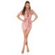 Rochie scurta roz prafuit din latex Chiara Rochie scurta roz prafuit din latex Chiara 4 - jojofashion.ro