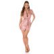 Rochie scurta roz prafuit din latex Chiara Rochie scurta roz prafuit din latex Chiara 6 - jojofashion.ro