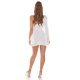 Rochie scurta crem one shoulder Meena Rochie scurta crem one shoulder Meena 5 - jojofashion.ro