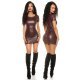Rochie scurta burgundy mulata Ellene 6 - jojofashion.ro