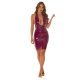 Rochie scurta mulata violet din latex tip corset Misty Rochie scurta mulata violet din latex tip corset Misty 4 - jojofashion.ro