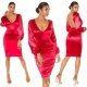 Rochie midi rosie mulata din satin cu maneca lunga Luissa Rochie midi rosie mulata din satin cu maneca lunga Luissa 7 - jojofashion.ro