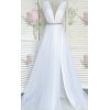 Rochie de seara eleganta lunga cu tul alb Adele