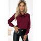 Bluza dama eleganta, vascoza, burgundy, cu maneca lunga, Ivana Bluza dama eleganta, vascoza, burgundy, cu maneca lunga, Ivana 2 - jojofashion.ro
