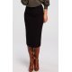Fusta tip creion, mulata, midi, neagra, clasica, Collie Fusta tip creion, mulata, midi, neagra, clasica, Collie 2 - jojofashion.ro