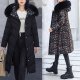 Geaca dama de iarna cu doua fete, neagra, parka, cu gluga si blanita, Fargo 4 - jojofashion.ro