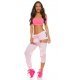 Pantaloni trening dama roz 2in1 Ariella 6 - jojofashion.ro