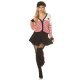 Pulover cardigan alb cu dungi rosii Ailbhe Pulover cardigan alb cu dungi rosii Ailbhe 3 - jojofashion.ro