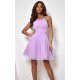 Rochie baby doll scurta, din tulle lila, SindiW 2 - jojofashion.ro