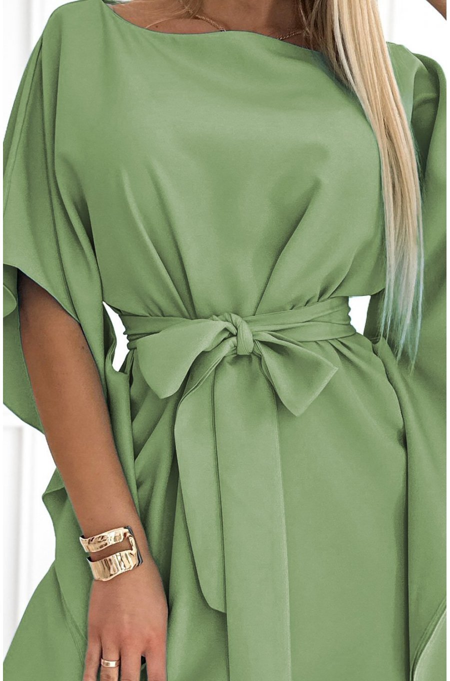 Rochie midi croi fluture kaki oversize Butterfly Rochie midi croi fluture kaki oversize Butterfly 4 - jojofashion.ro