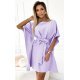 Rochie midi lila lavanda vaporoasa croi fluture Butterfly  2 - jojofashion.ro